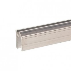 Adam Hall Hardware 6103 - Aluminiowy, hybrydowy profil zamykający do materiału o grubości 9,5 mm